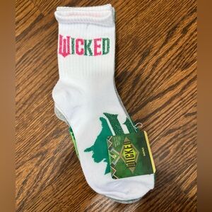 NWT Wicked Crew Socks for‎ Women 5 Pairs - Shoe Size 4-10